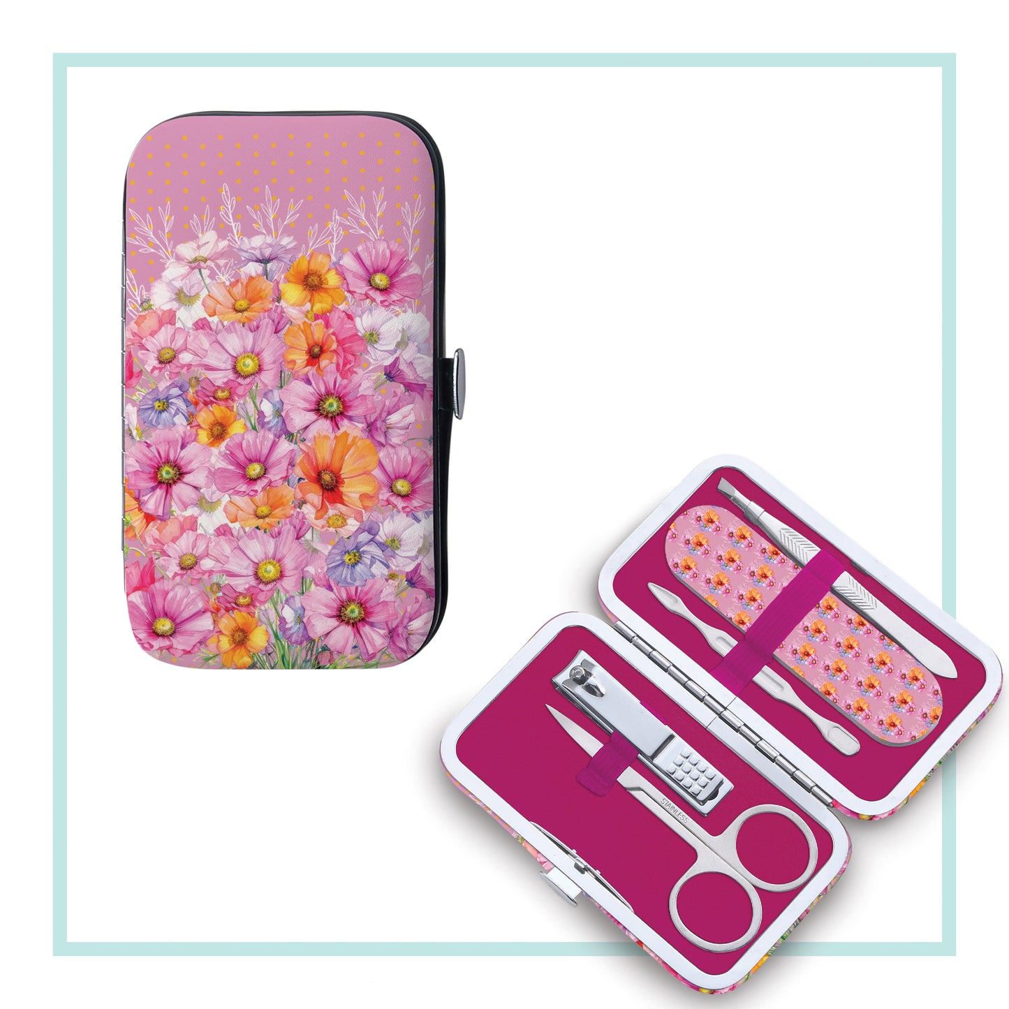Manicure 5 Piece Set - Wistful Wildflowers