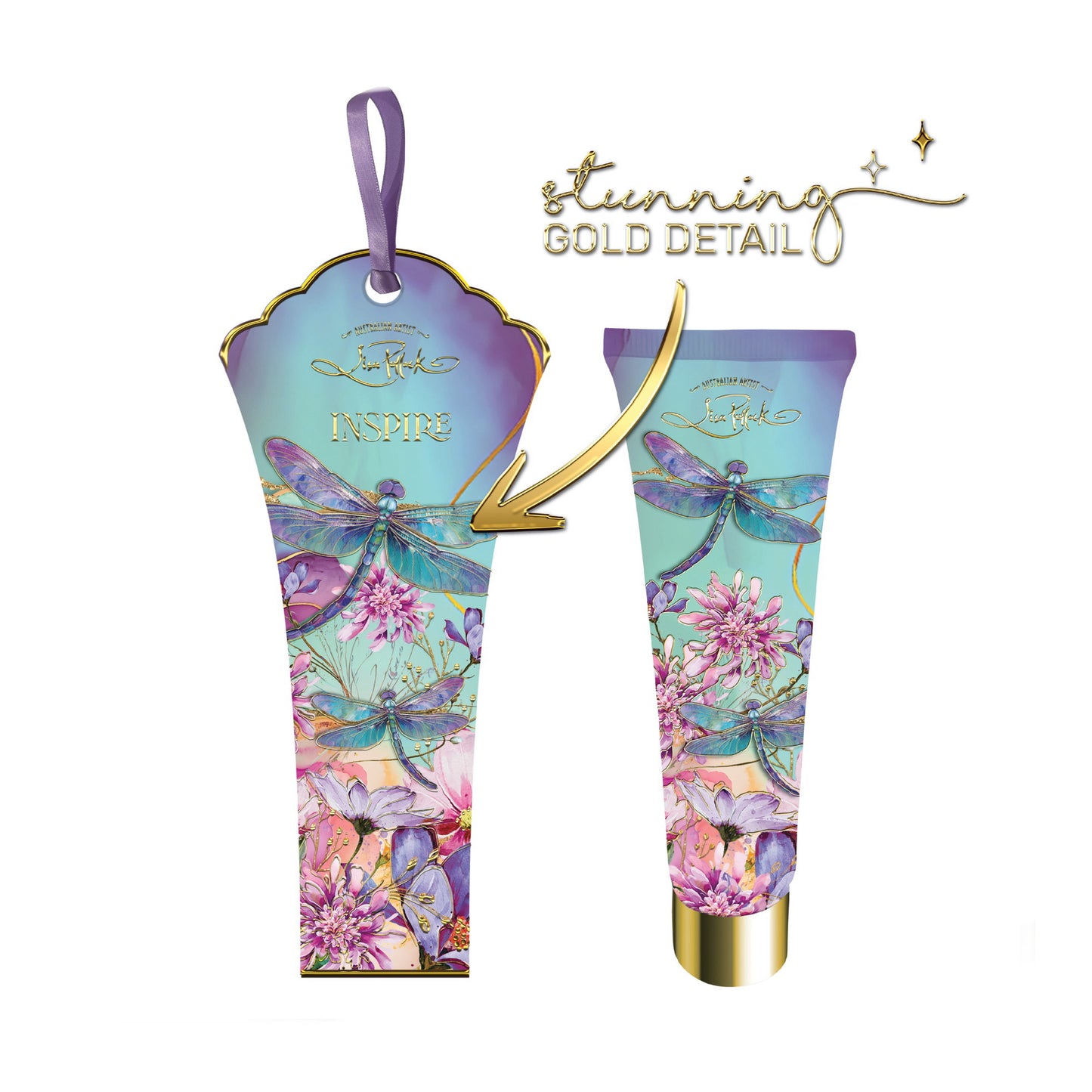 Mini Hand Cream in Gift Box - Inspire (Delightful Dragonflies)