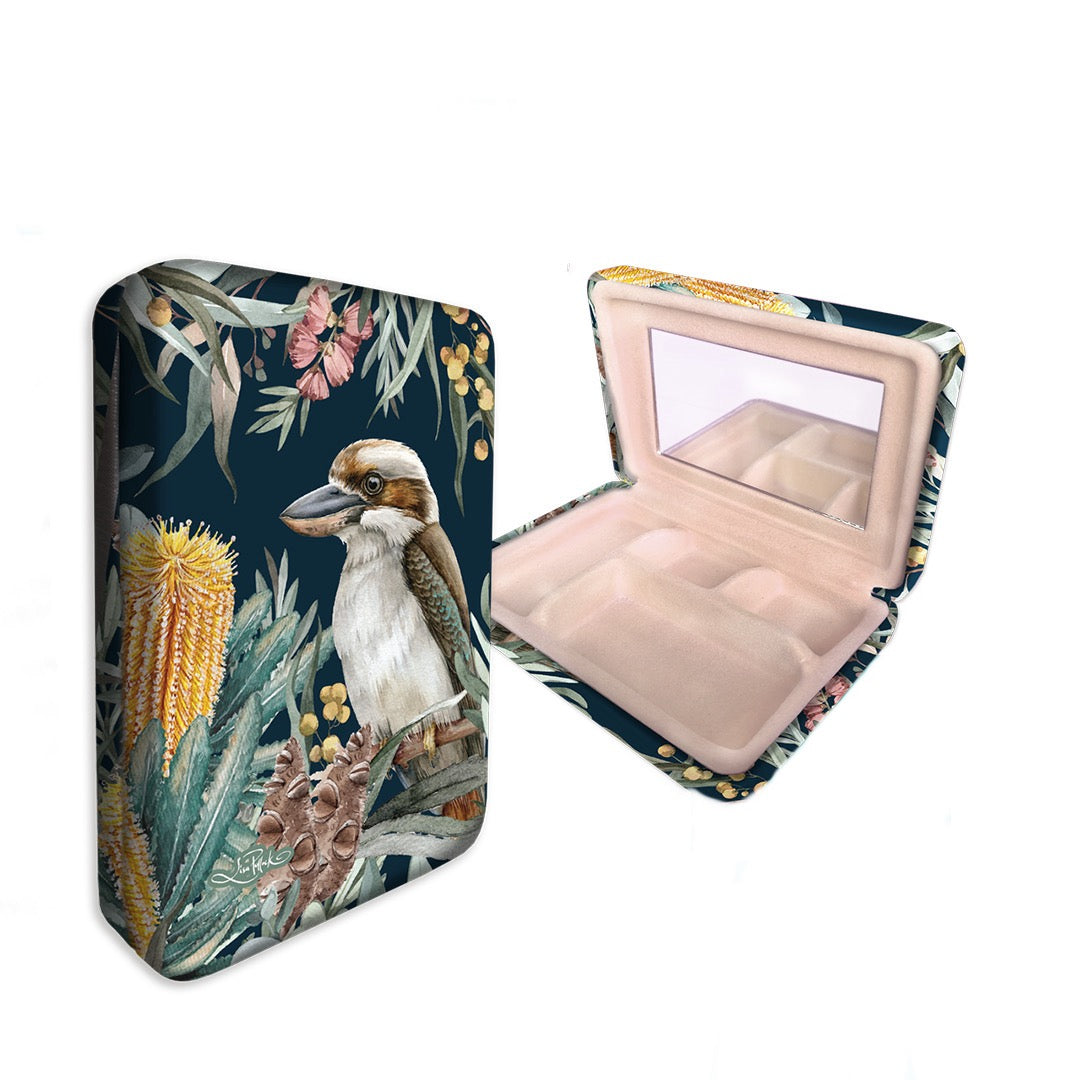 Compact Jewellery Case - Kookaburra