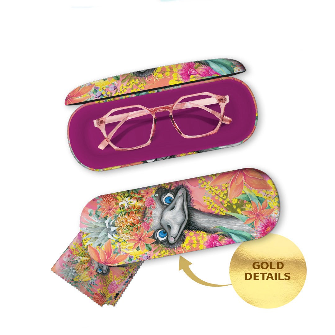 Glasses Case - Happy Emu