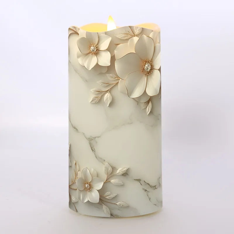 Twilight LED Candle - Pearl Bloom