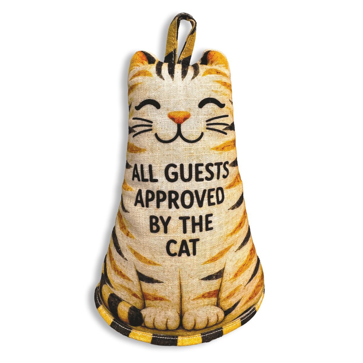Please Leave By 9pm Door Stop (Sassy Cat)