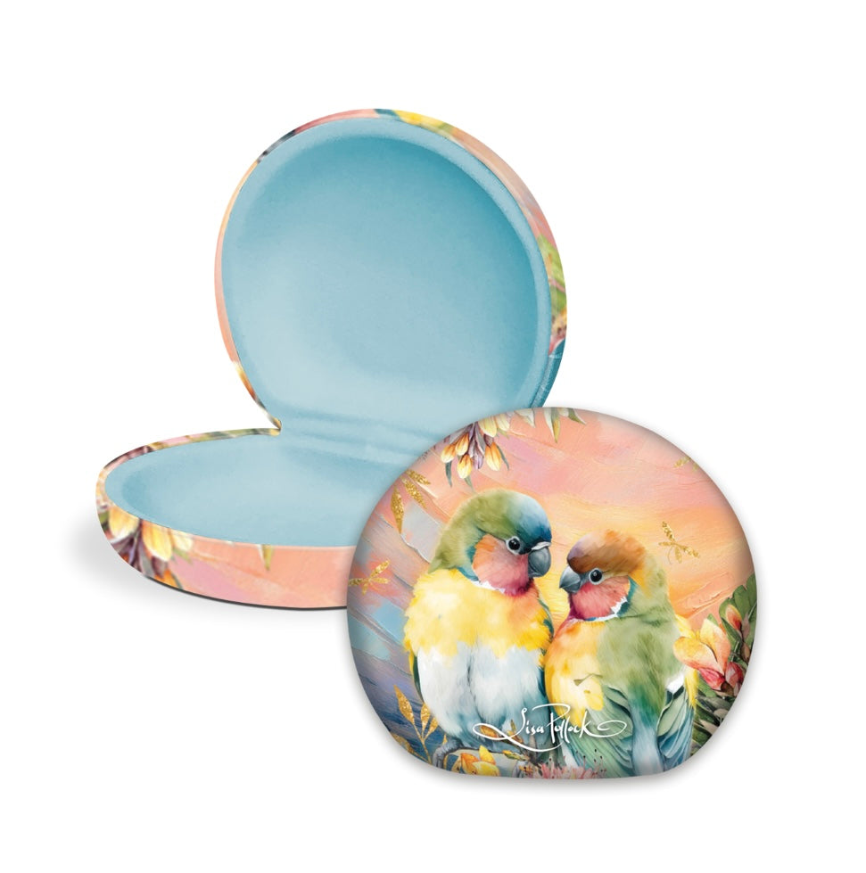 Travel Accessories Case - Sunset Lovebirds