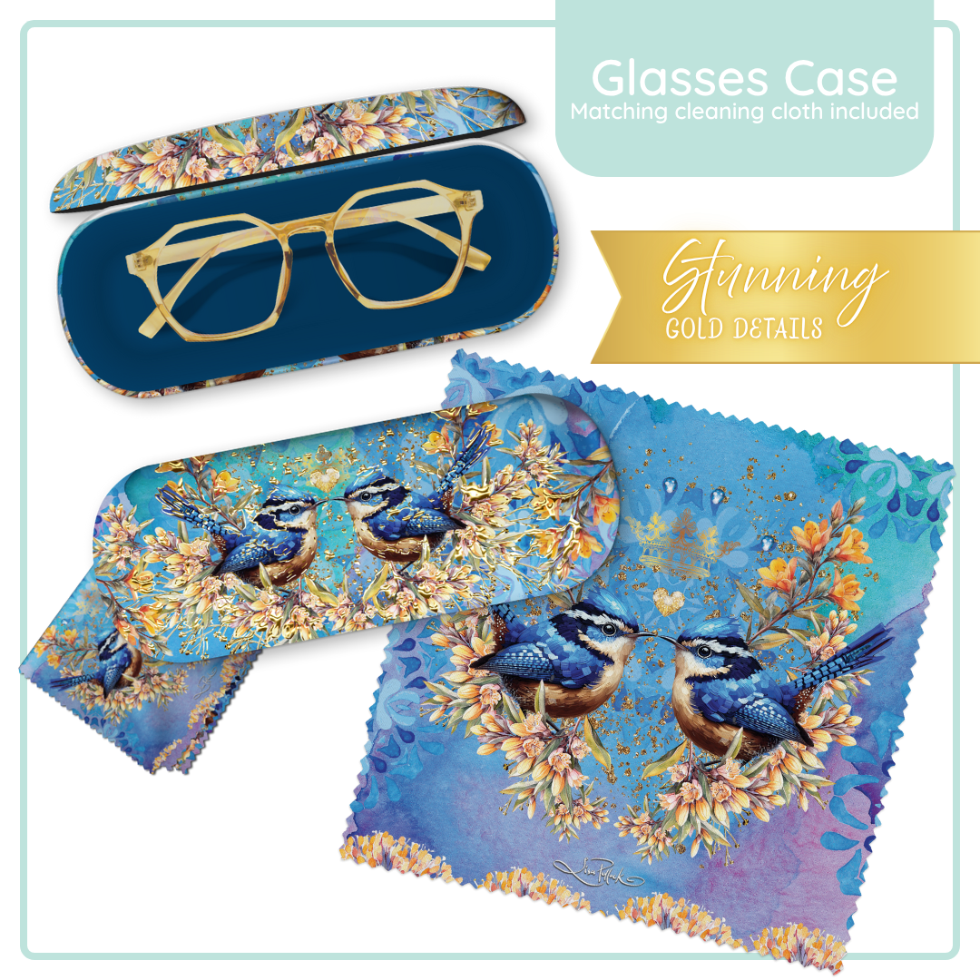 Glasses Case - Royal Wrens