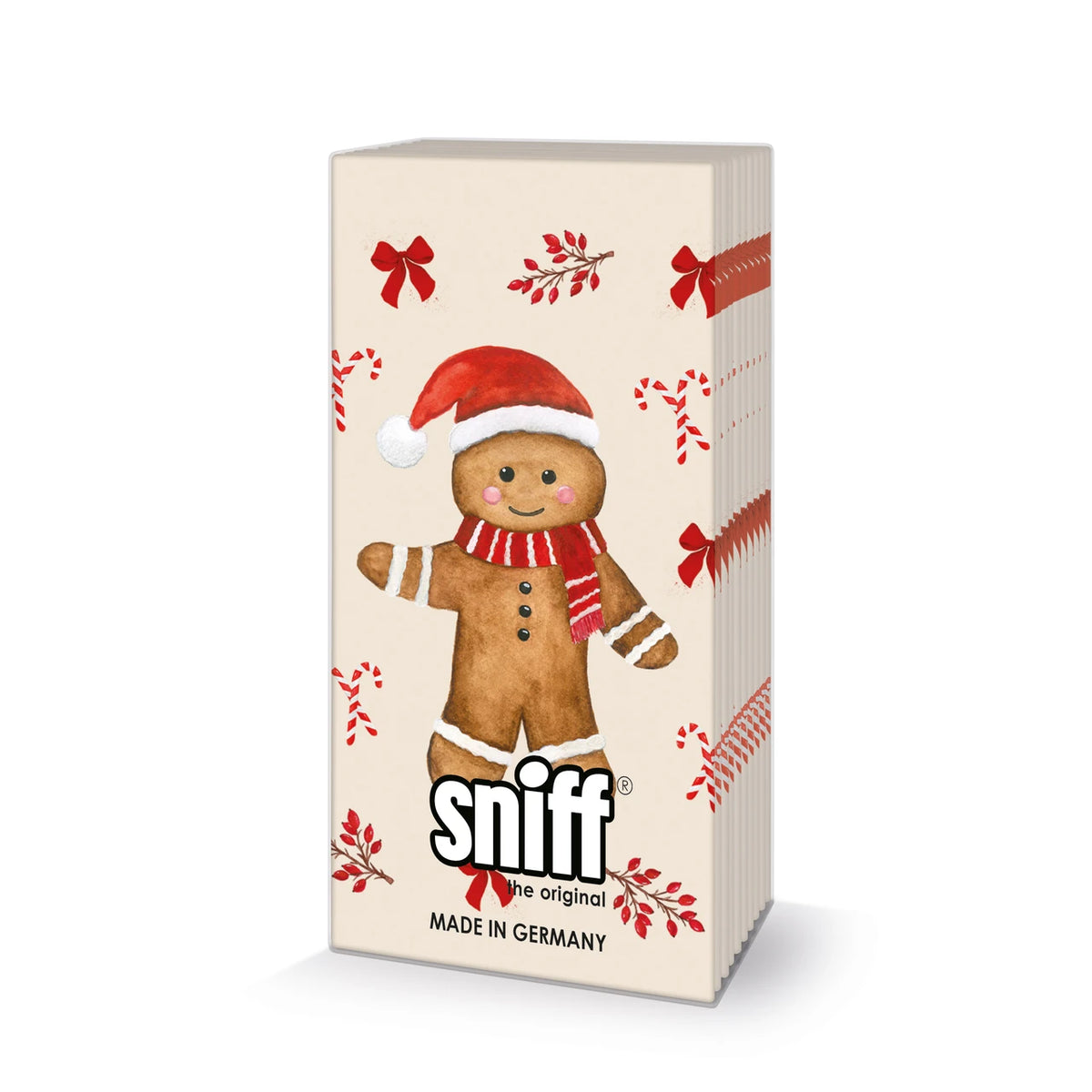 Christmas Pocket Tissues - Gingerbread Man