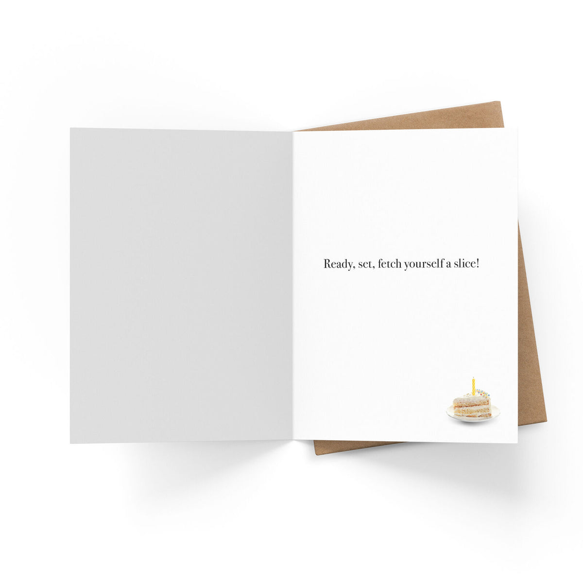 Animal Affirmations Card - Did Someone Say Cake? (Dog)