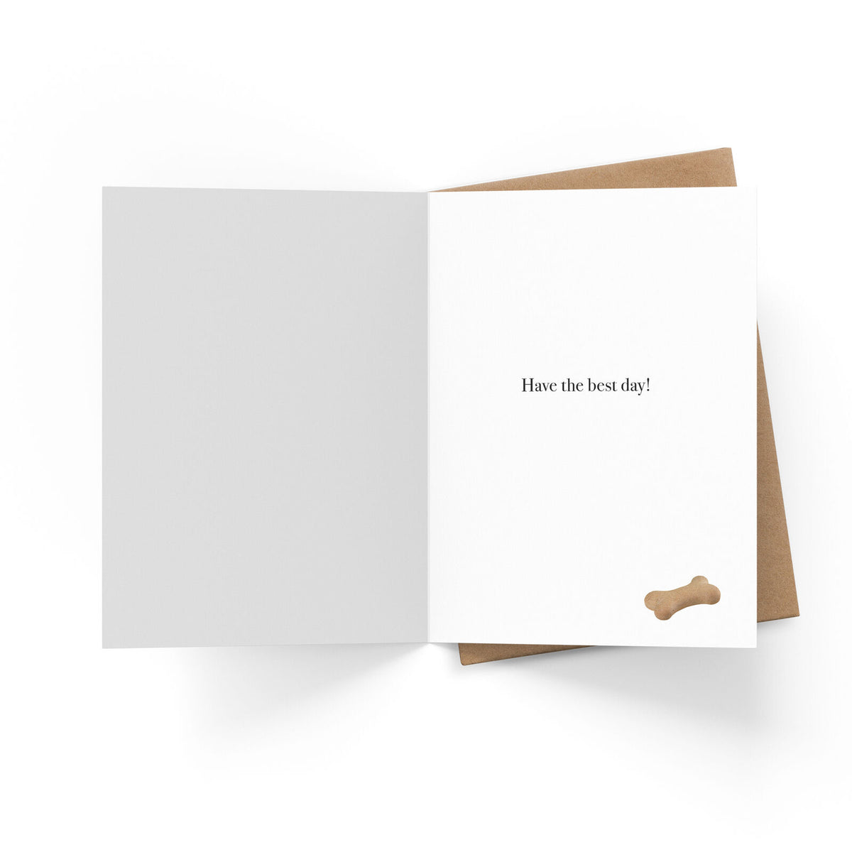 Animal Affirmations Card - Happy Birthday (Dog in Flowers)