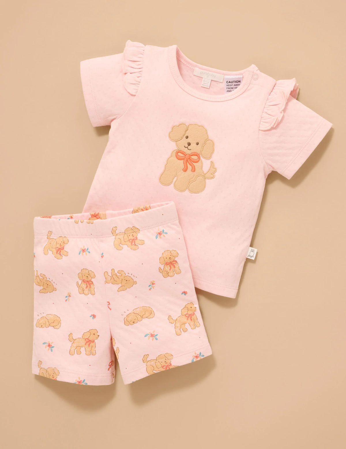 Poodle Dreams Ruffle PJ Set