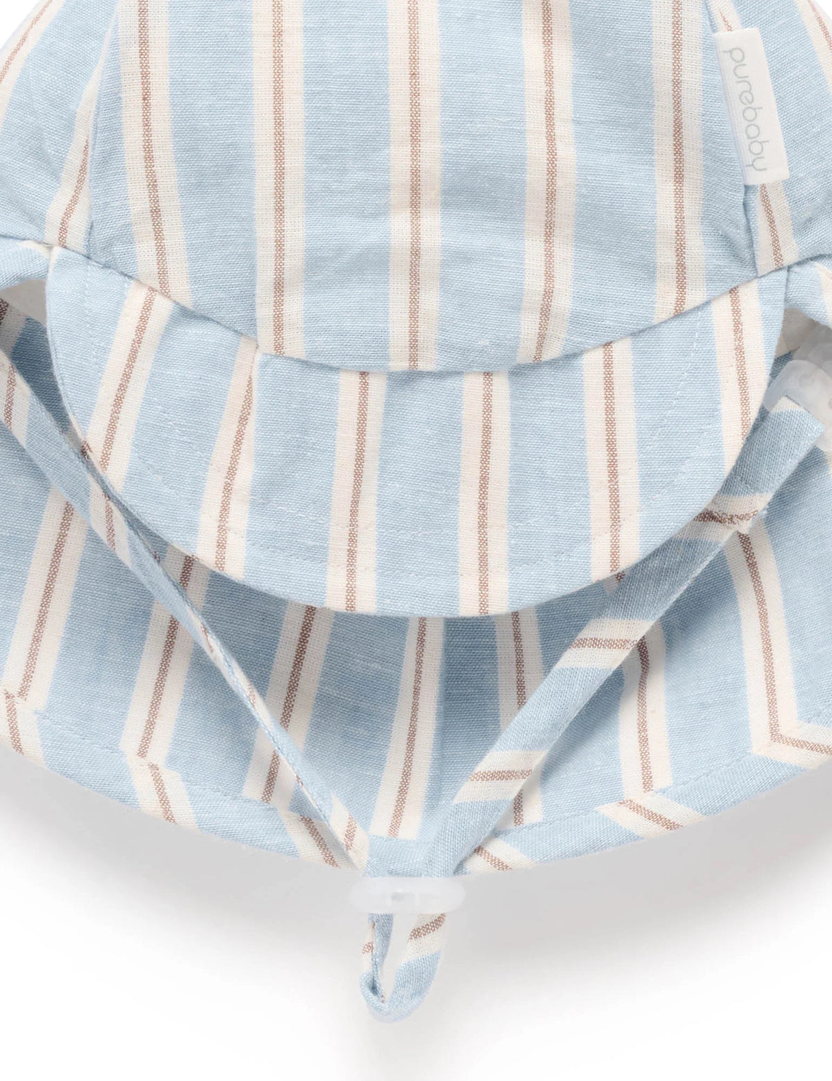 Blue Choc Stripe Legionnaires Hat