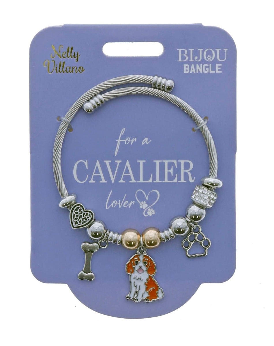 Pet Lover Bijou Bangle - Cavalier
