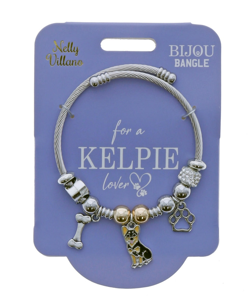 Pet Lover Bijou Bangle - Kelpie