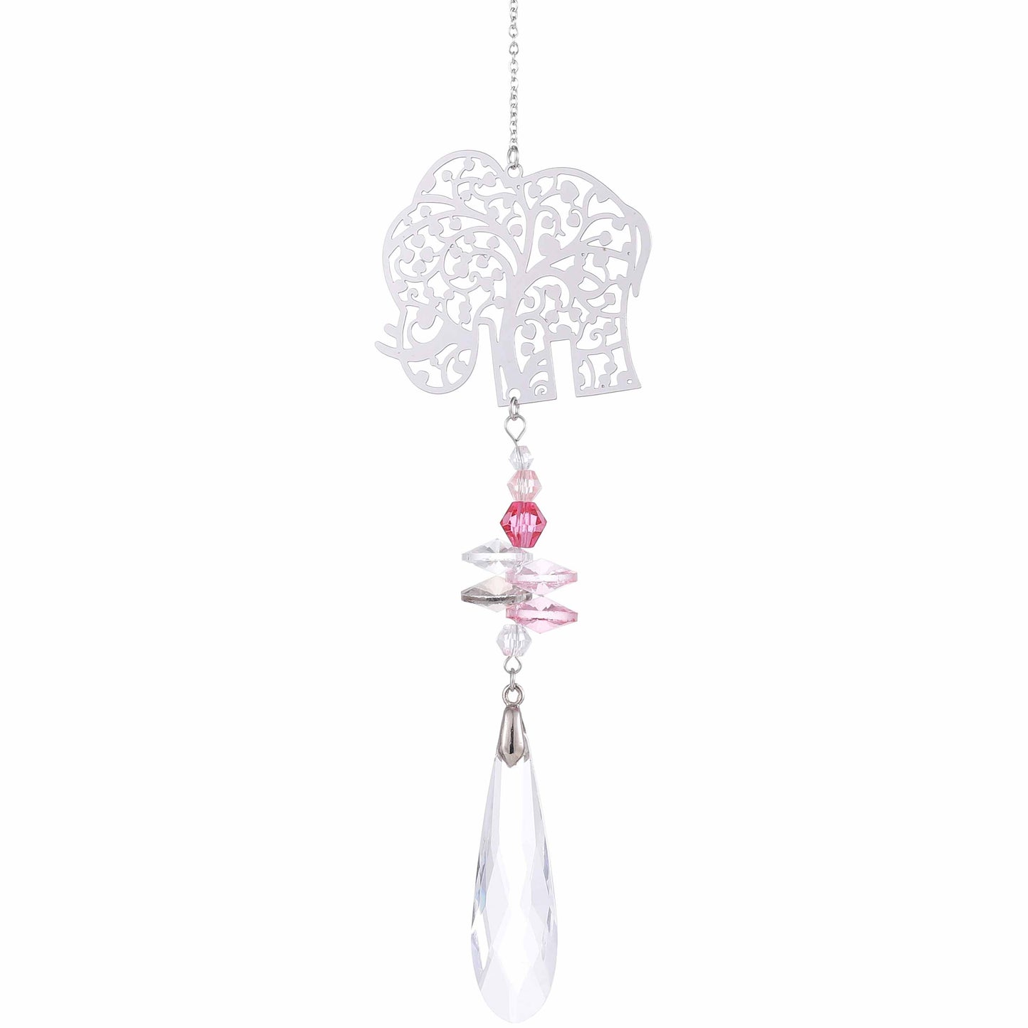 Elephant Suncatcher (Pink)