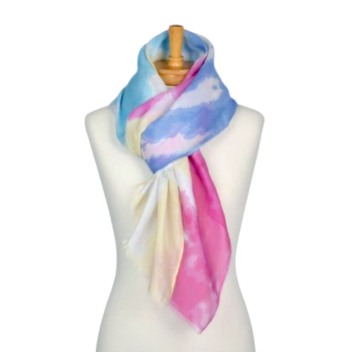 Rainbow Tie Dye Scarf