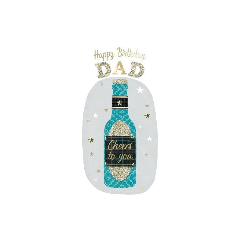 Card - Happy Birthday Dad (Beer Bottle)