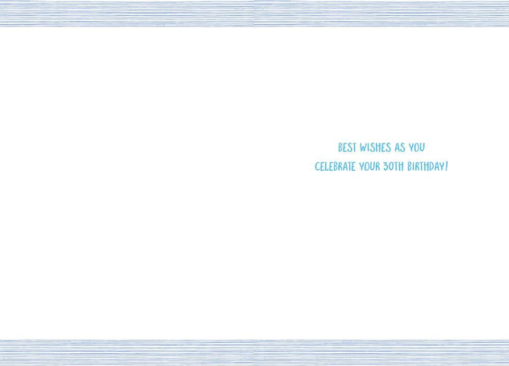 Card - Congratulations On Your Birthday 30th (Beer Bottles)
