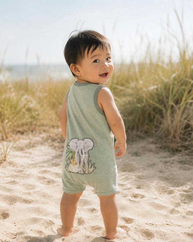 Sway Organic Elephant Romper