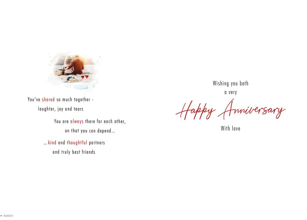 With Love Card - To Both Of You On Your Anniversary