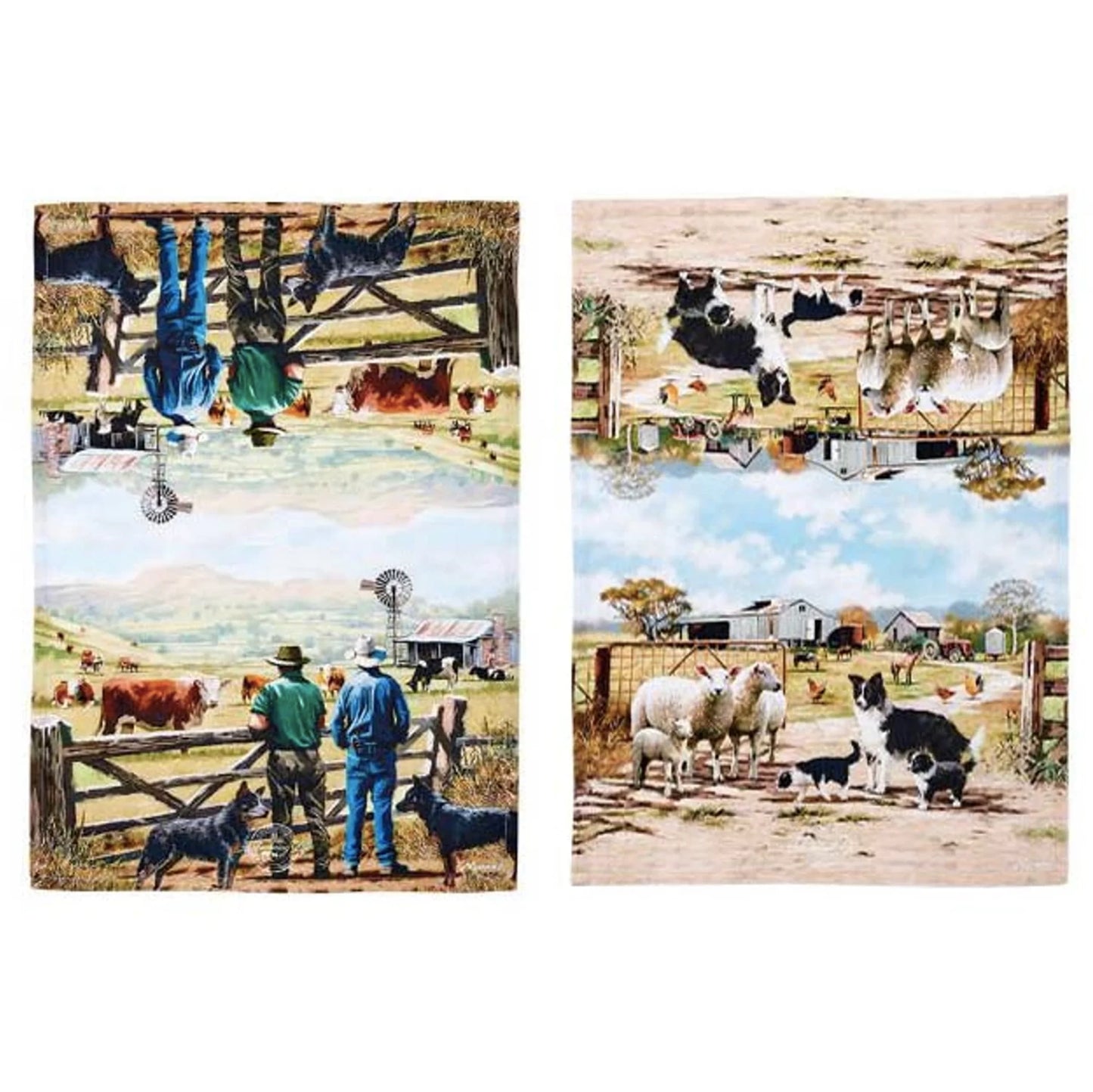 A Farming Life - Farmers 2pk Assorted Kitchen Towel