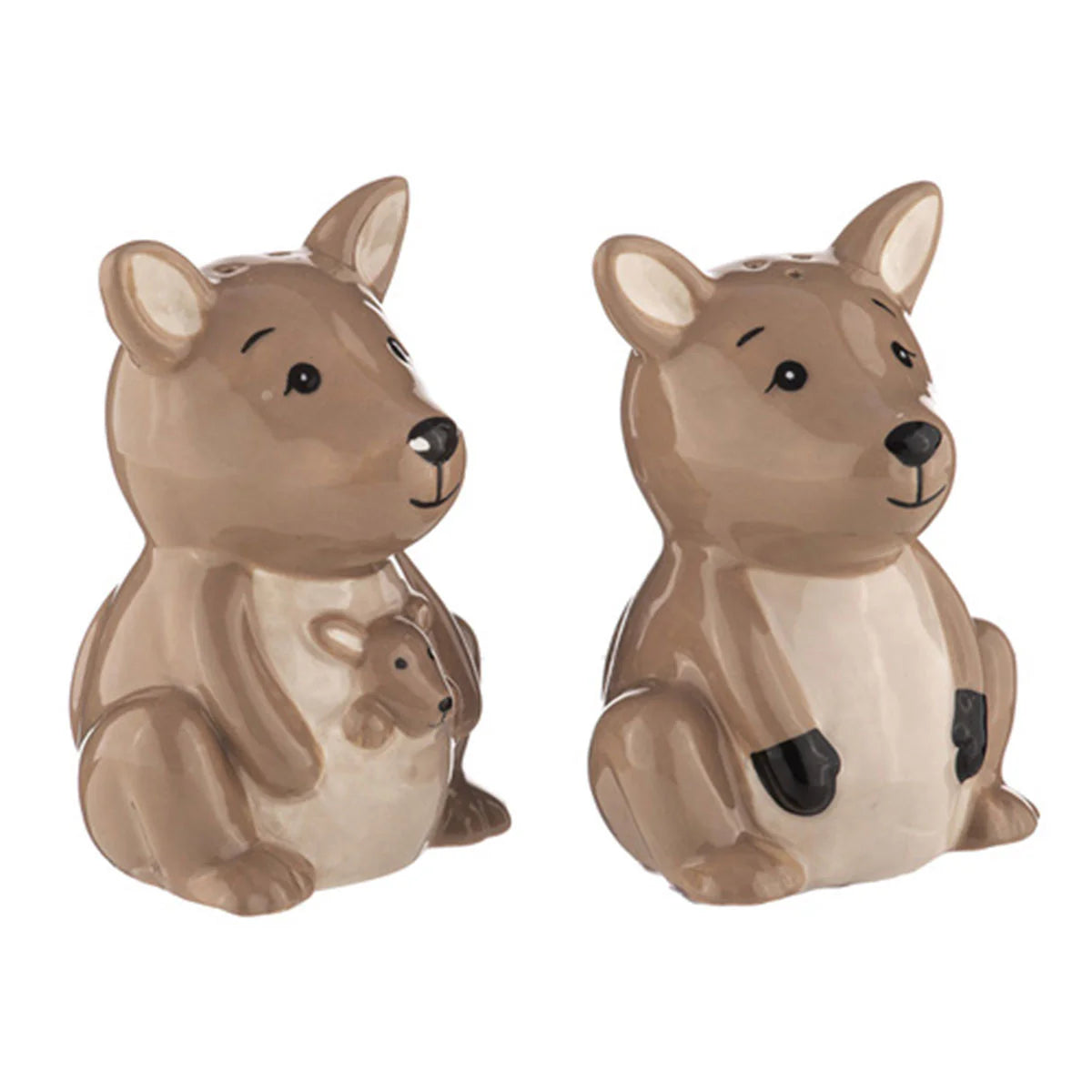Aussie Mates Salt & Pepper Set - Kangaroo