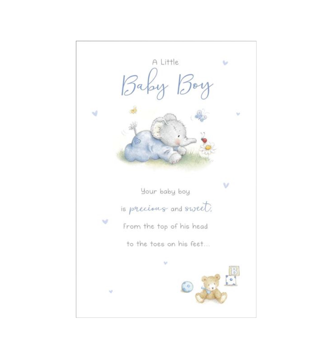 Card - A Little Baby Boy (Elliot & Buttons)