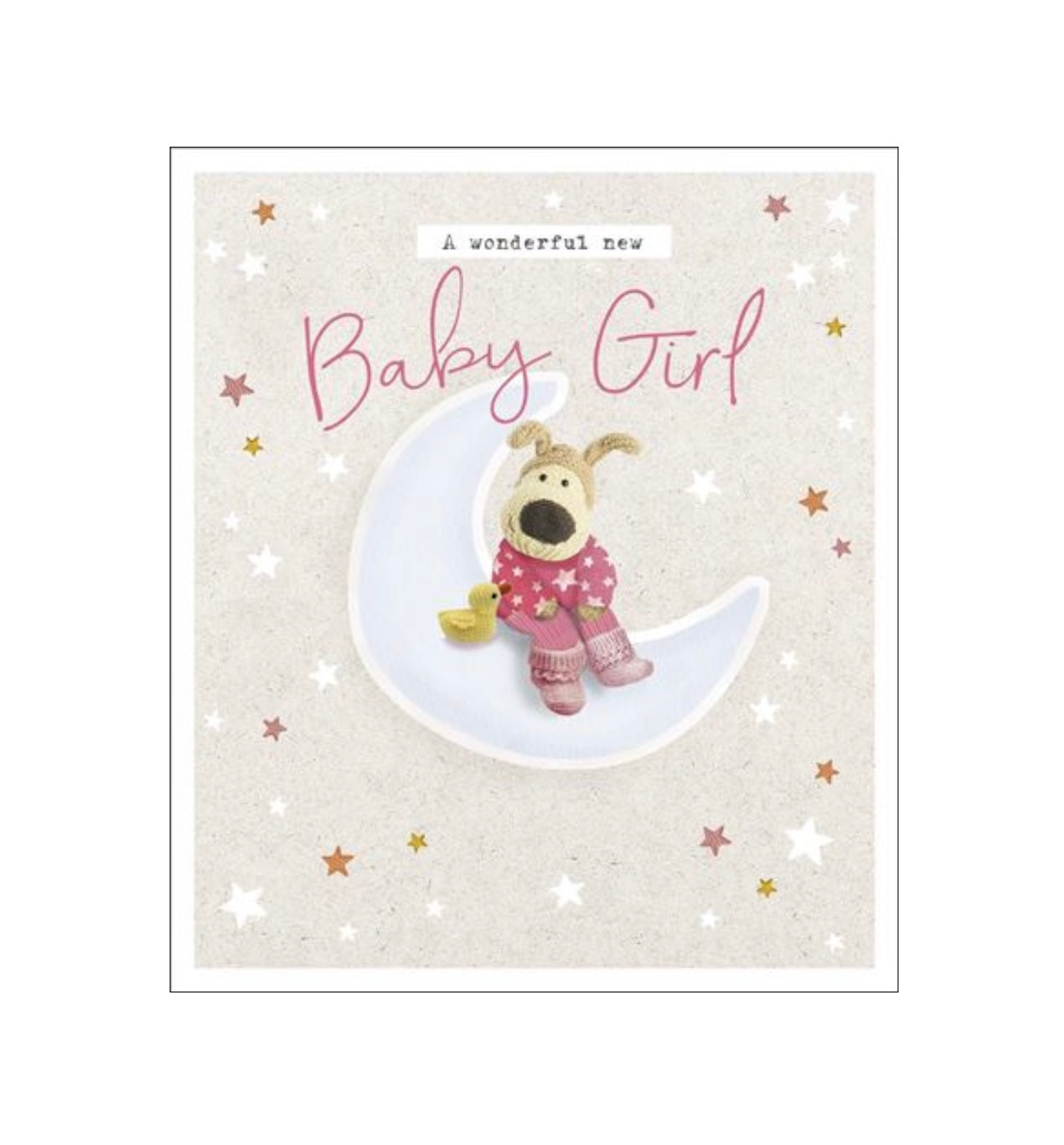 Card - A Wonderful New Baby Girl (Boofle)