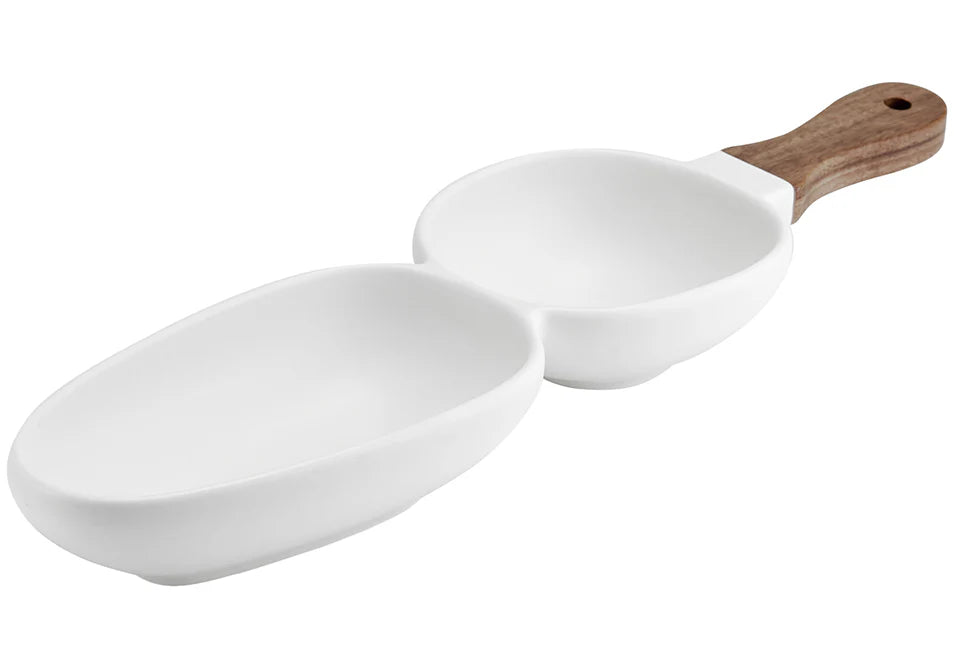 Essentials 2 Part White Serve Stick