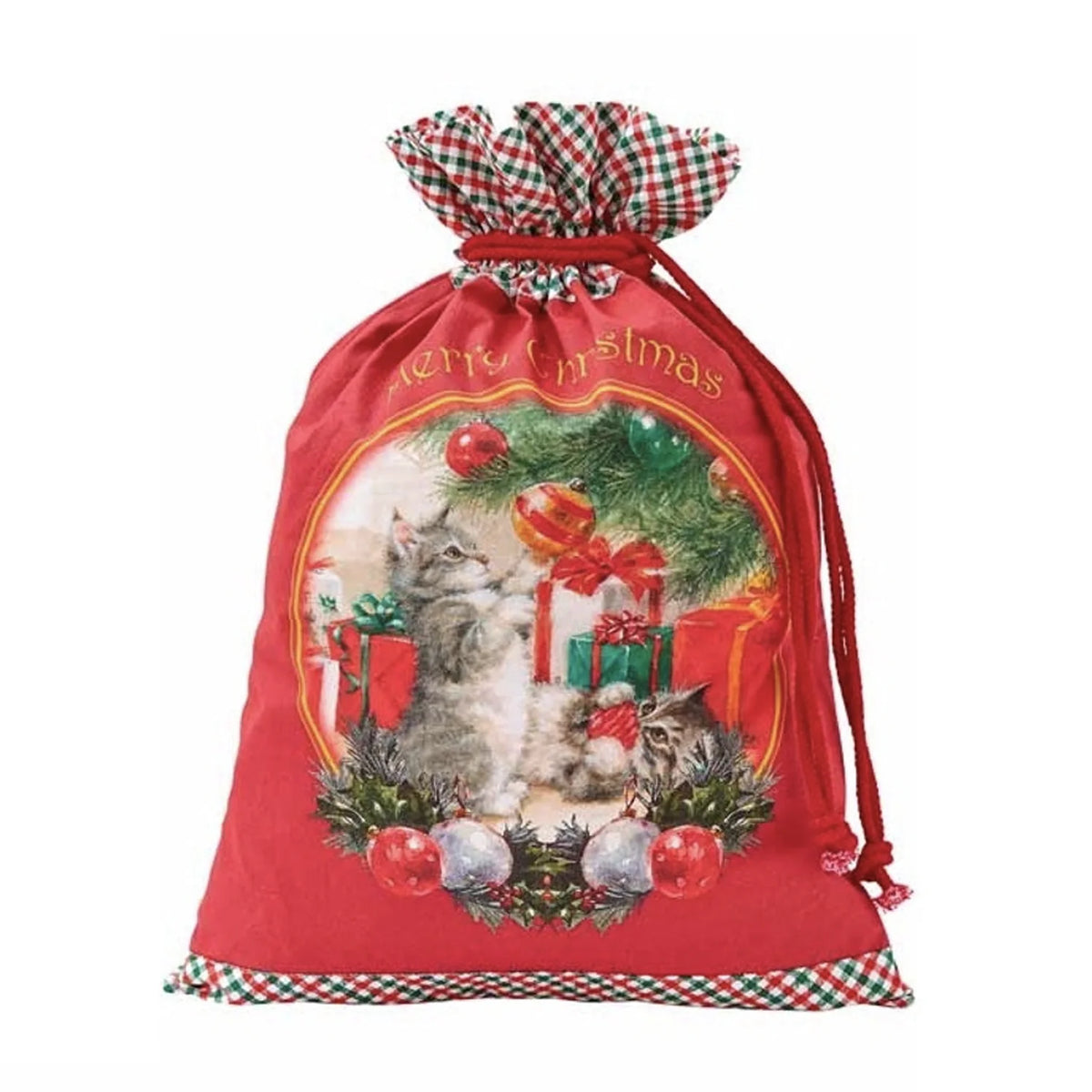 Christmas Furry Friends Santa Sack