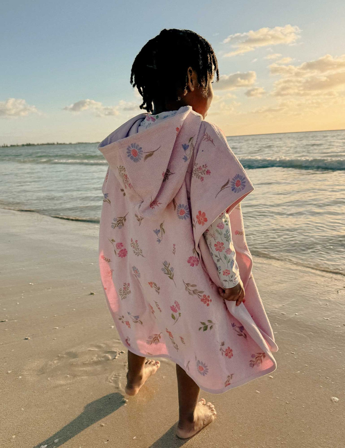 Geranium Hooded Towel
