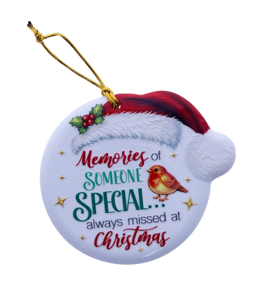 Christmas Sentiment Hanging Plaque - Someone Special Memories