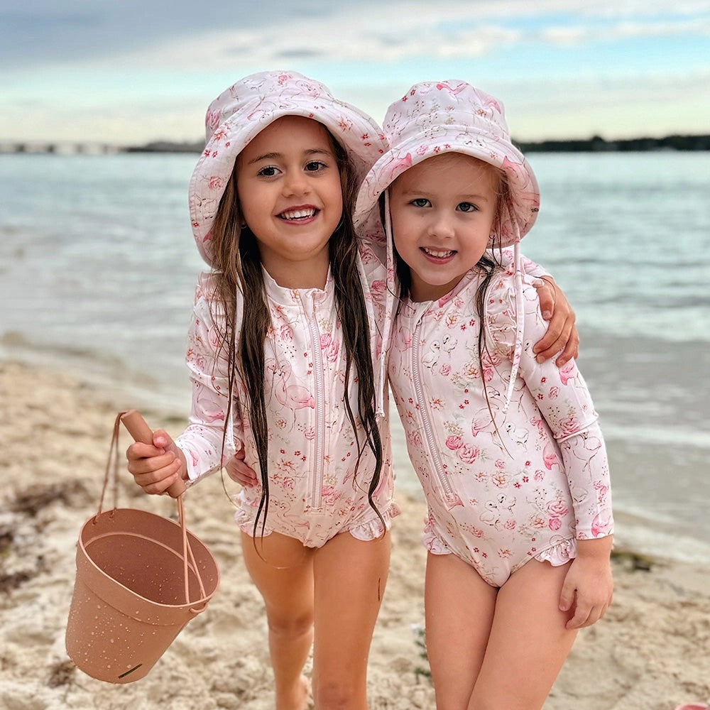 Flamingos Swim Hat