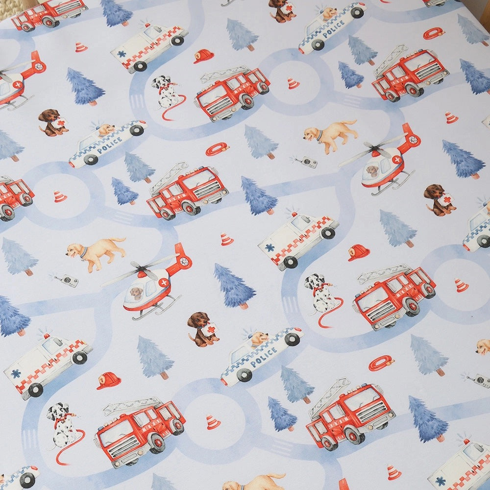 To The Rescue Organic Fitted Cot Sheet
