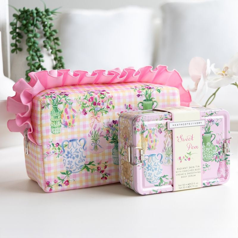 Heathcote & Ivory - Sweet Pea Radiant Skin Essentials Tin