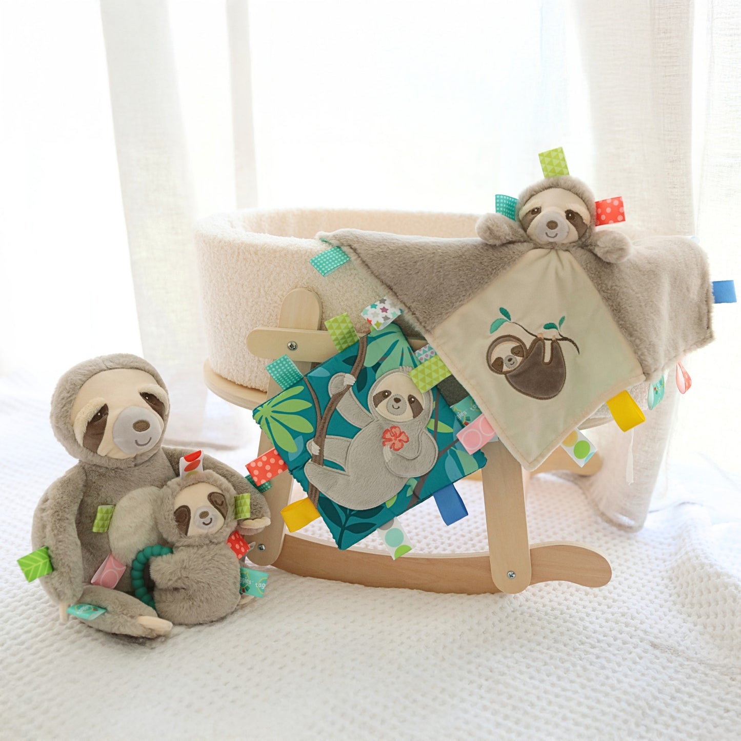 Mary Meyer Taggies - Molasses Sloth Teether Rattle