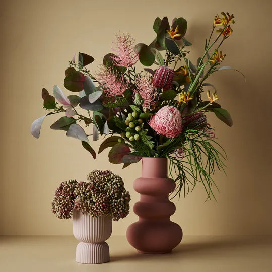 Banksia Spray - Dark Pink 71cm