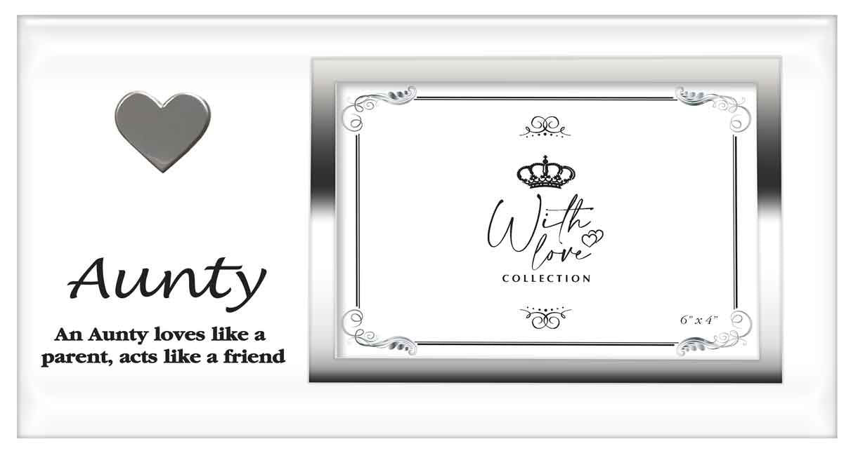 Aunty Heart 6x4 Photo Frame