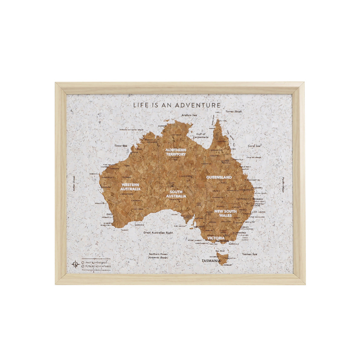 Desk Travel Board - Australia Map