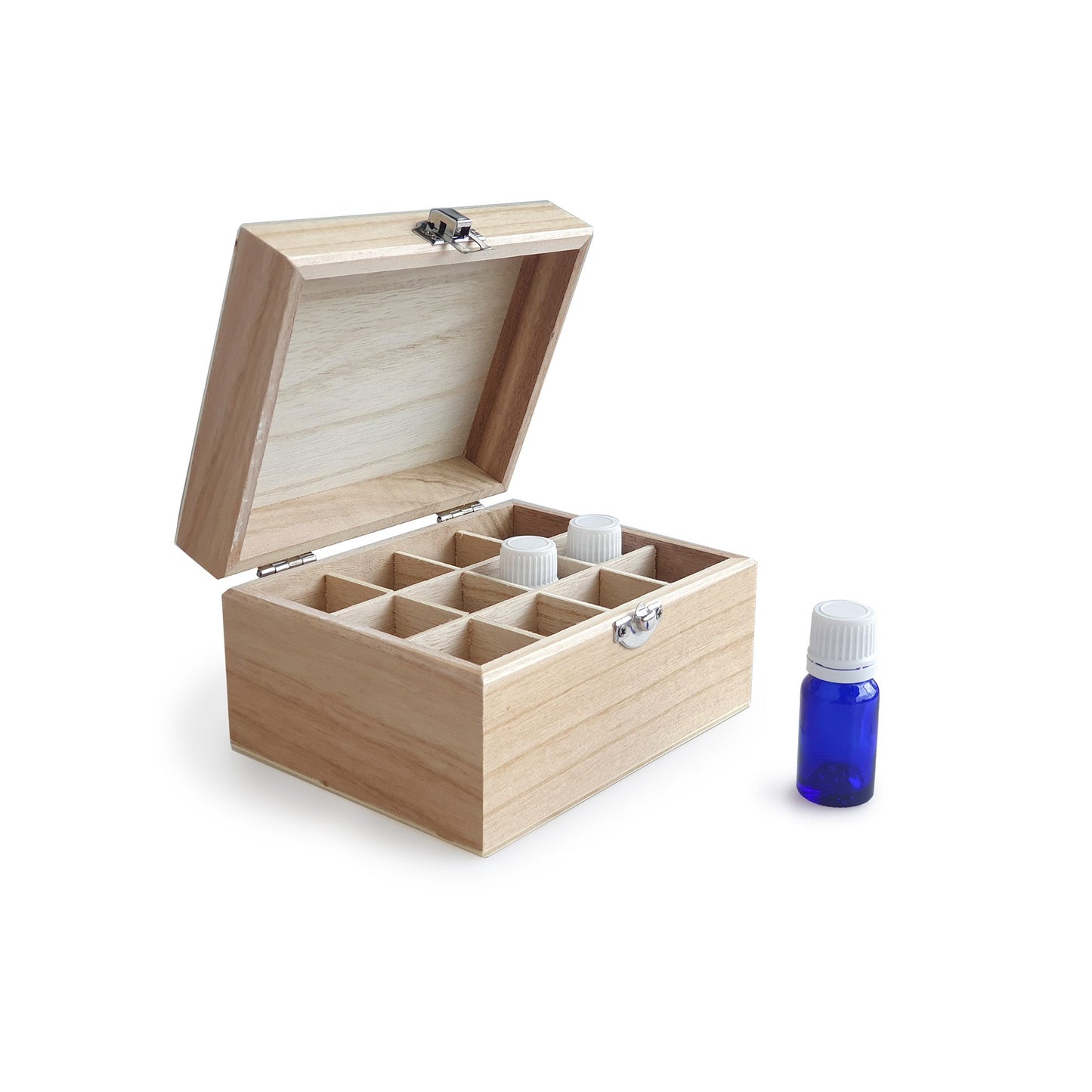 Wooden Oil Storage Box - 12 Compartment (Small)