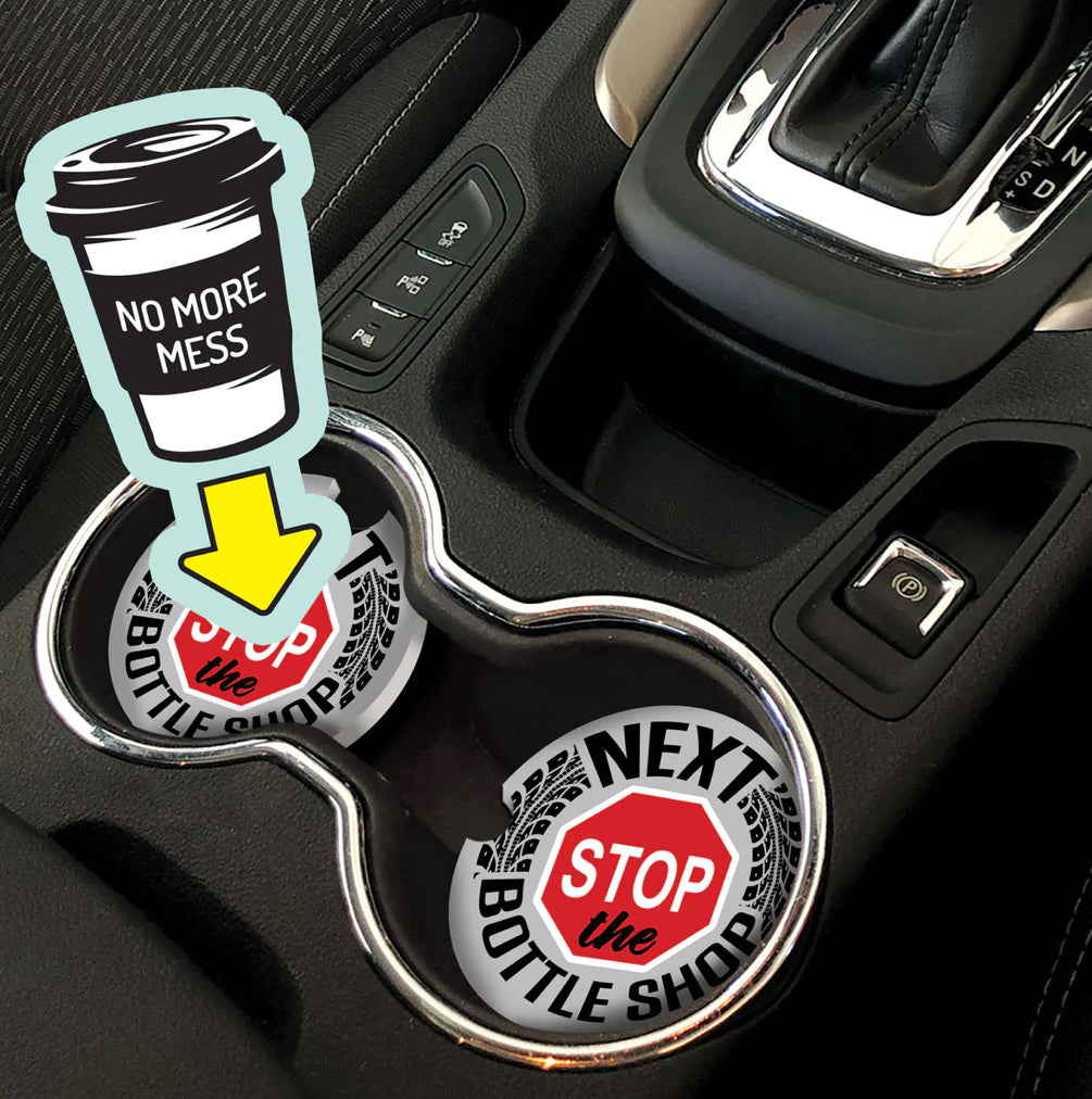 Ceramic Absorbent Car Coaster - Next Stop Bottle Shop
