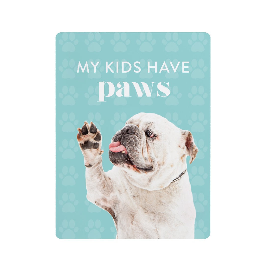Playful Pets Paws Ceramic Magnet