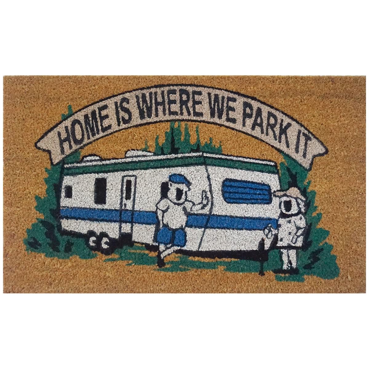 Home Is Where We Park It Caravan Doormat