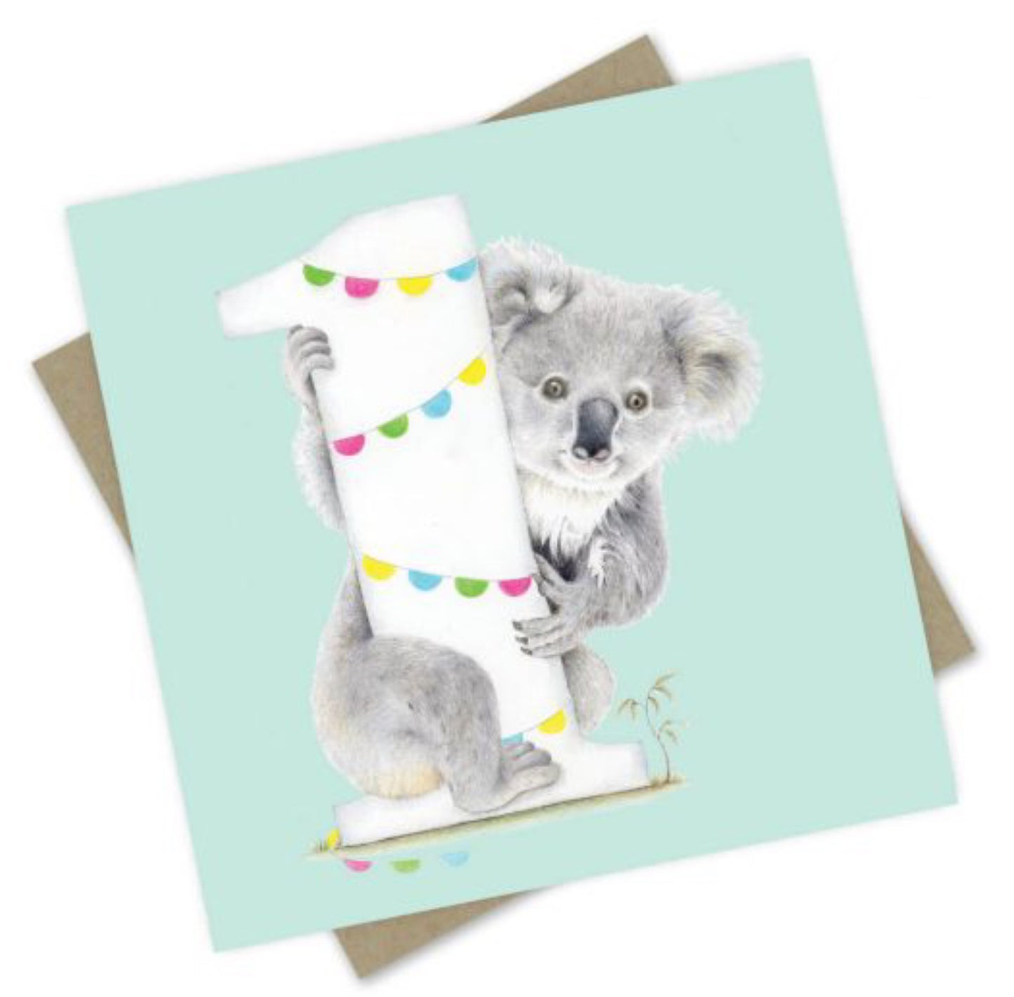 Card - Birthday Aussie Animals: “Koala” Age 1
