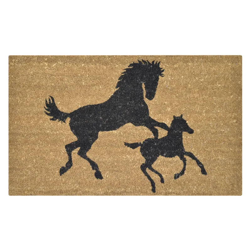 Horse & Foal Doormat