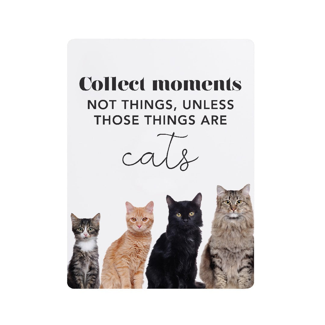 Playful Pets Collect Cats Ceramic Magnet