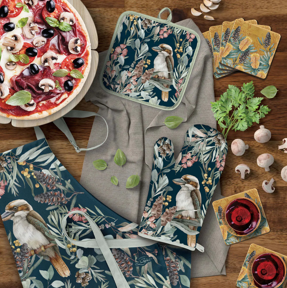 Oven Mitt & Pot Holder Set - Bush Guardian