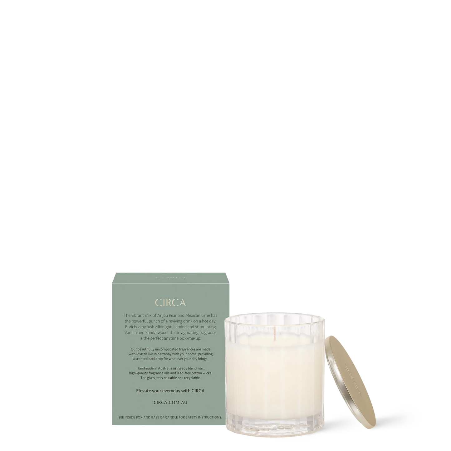 CIRCA Soy Candle 60g - Pear & Lime