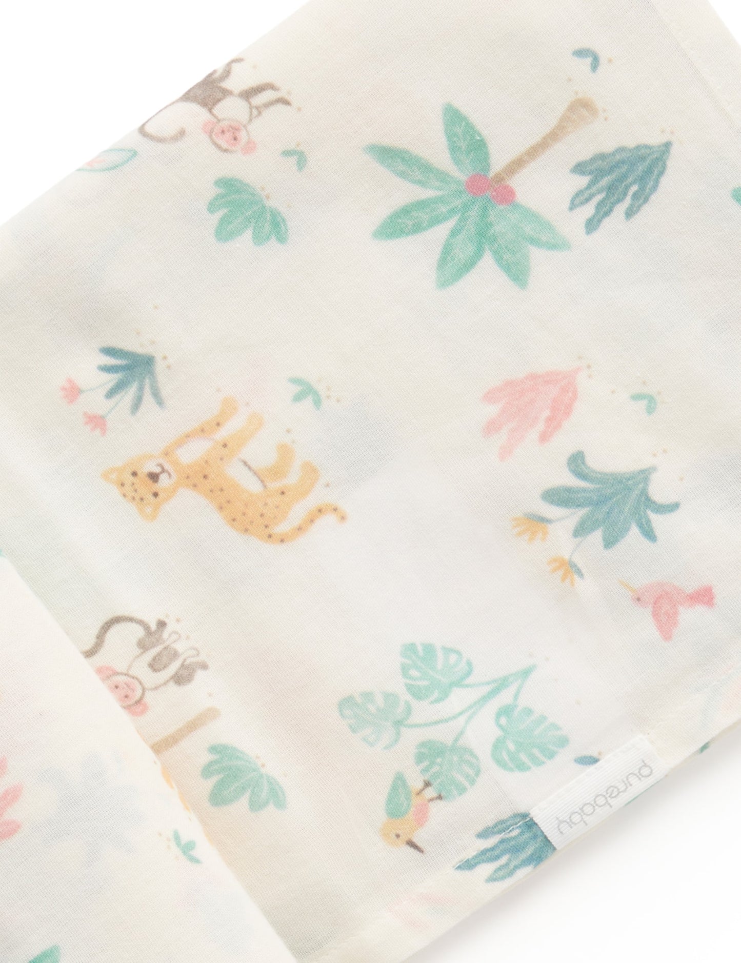 Jungle Dream Printed Muslin Wrap