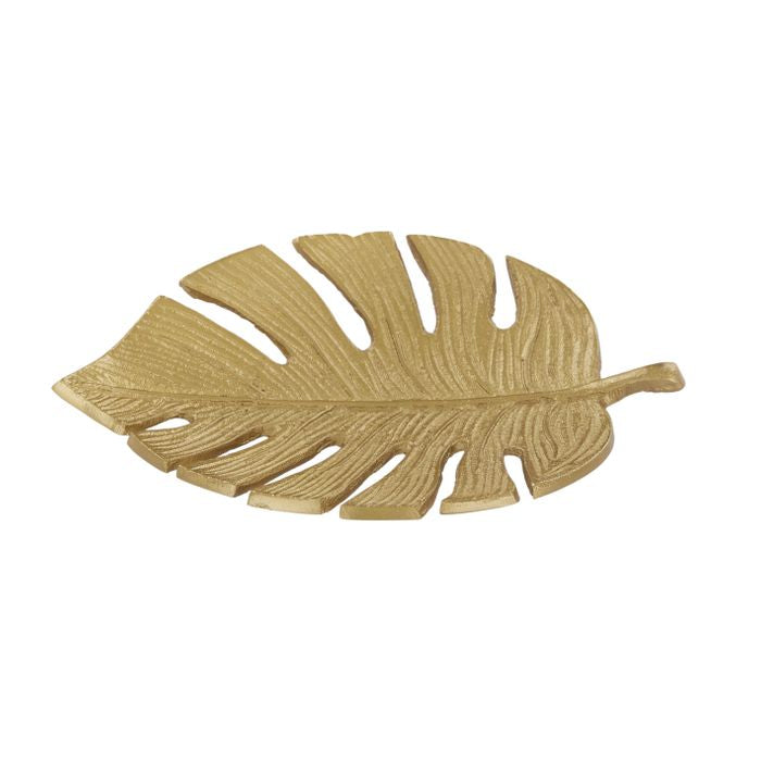 Alajuela Metal Gold Leaf Plate