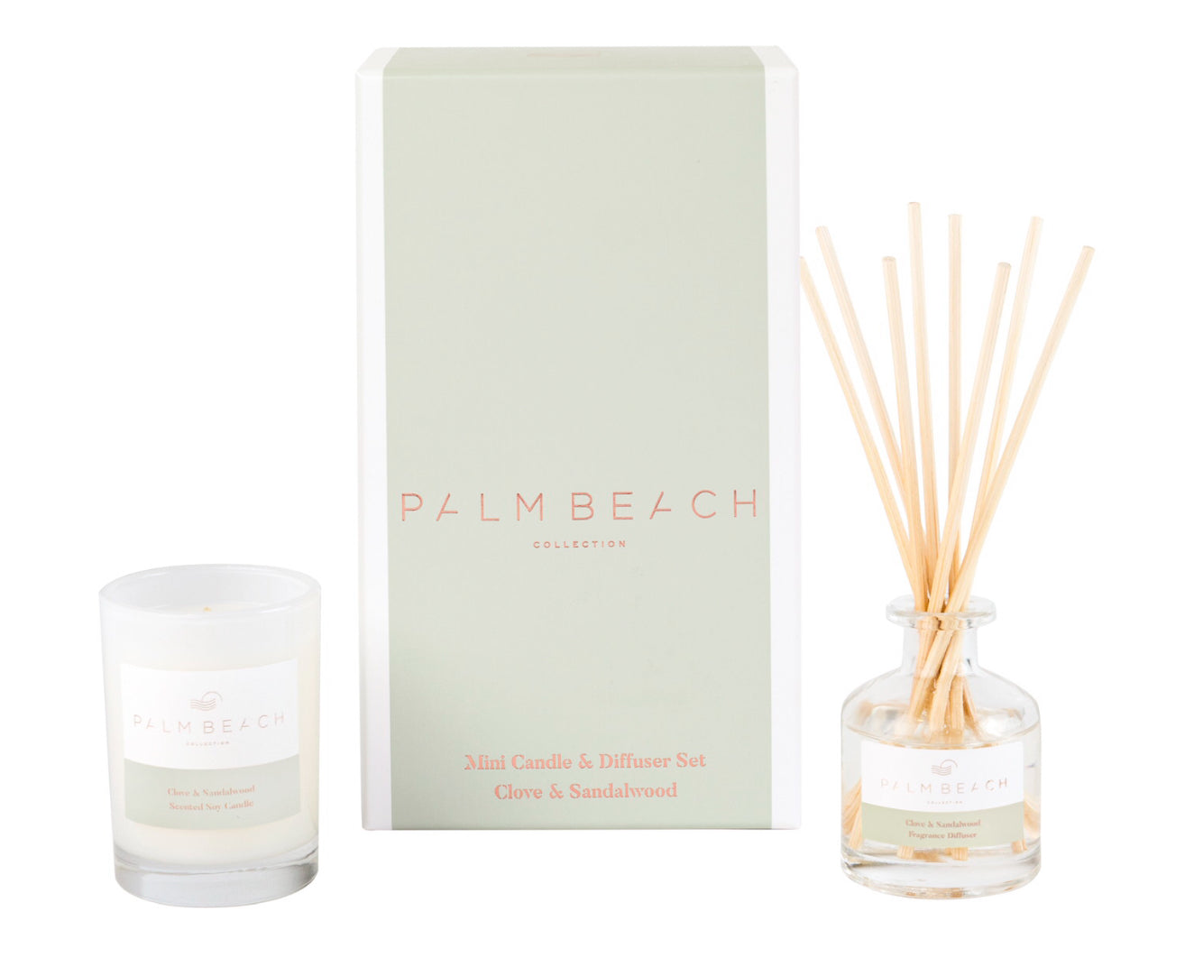 Mini Candle & Diffuser Gift Pack - Clove & Sandalwood