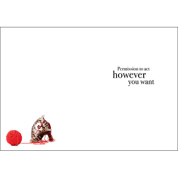 Animal Affirmations Card - Happy Birthday (Young and Crazy)