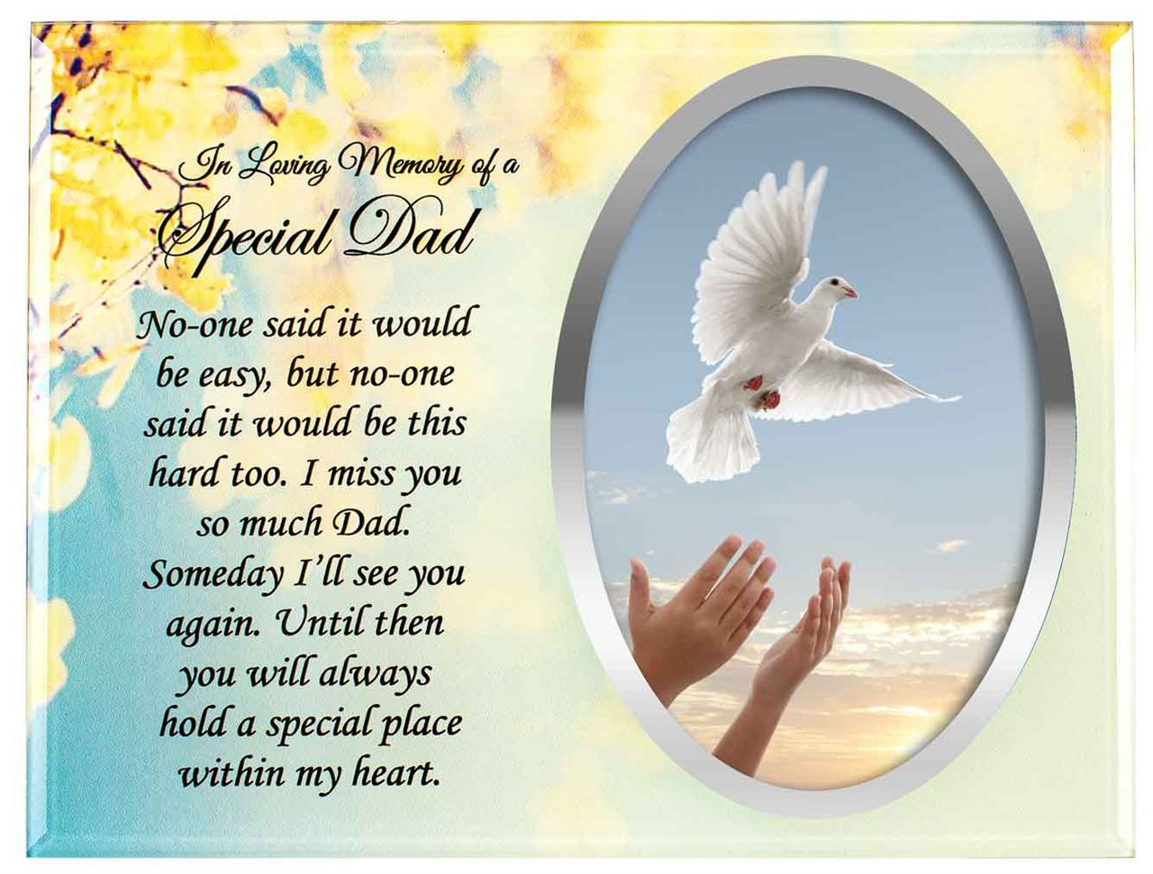 Special Dad Remembrance Photo Frame